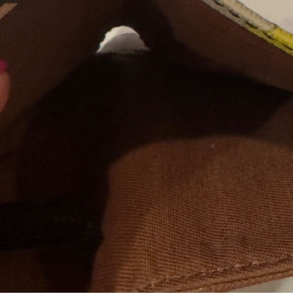 FOSSIL WALLET FOR WOMEN BIFOLD COLOR BLOCK SMALL LEATHER WITH ZIP COIN HOLDER - Picture 5 of 5